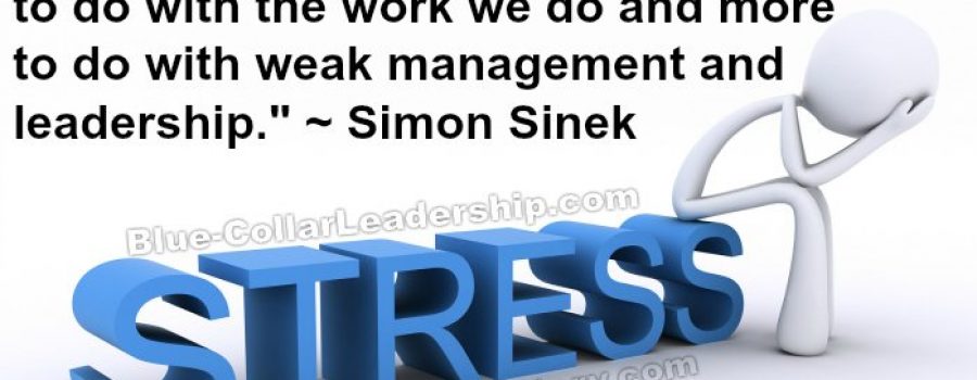 Stress quote by Simon Sinek