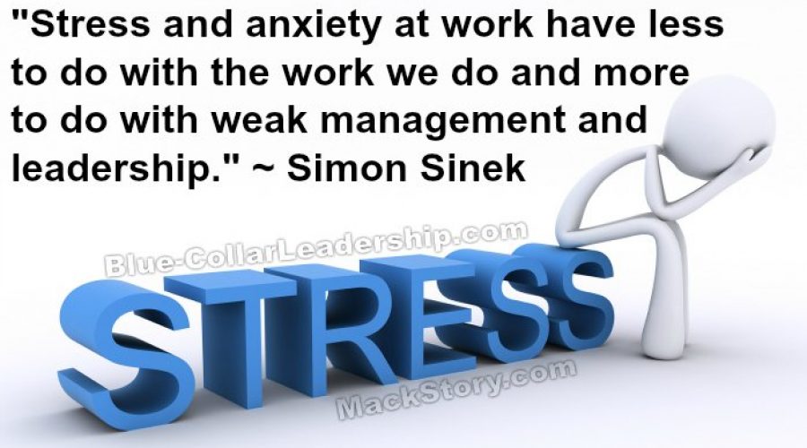 Stress quote by Simon Sinek